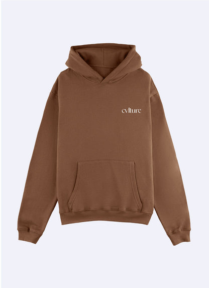 LISTEN WITH YOUR EYES | BROWN HOODIE